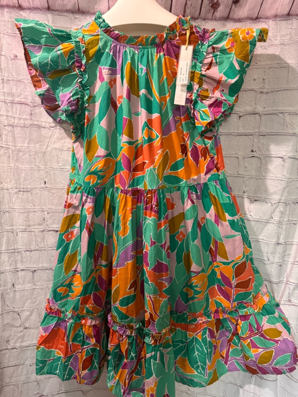 Medium House of Harlow 1960 Multicolor Floral Print Mini Dress - Picture 3 of 7